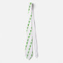 Green T monogram Tie