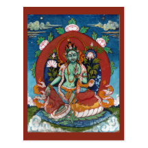 Green Tara Post Card