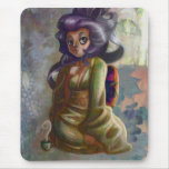 Green Tea Gisha Mouse Pad