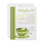 Green Tea invitations
