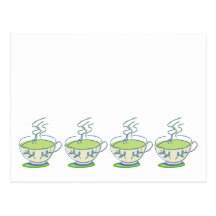 Green Tea Postcard