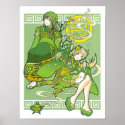 Green Tea Under the Jade Sky poster posters