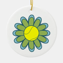Green Tennis Girl Ornament