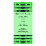 green texture personalized rack card