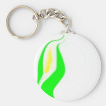 green thumb key chain