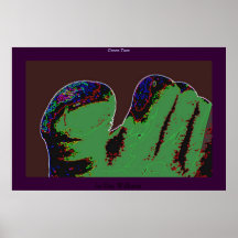 Green Toes Print
