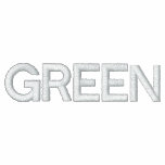 GREEN Track Jacket embroidered shirts