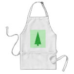 Green Tree. Christmas, Fir, Evergreen Tree. Custom aprons