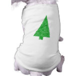 Green Tree. Christmas, Fir, Evergreen Tree. Custom pet clothing