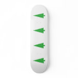 Green Tree. Christmas, Fir, Evergreen Tree. Custom skateboards