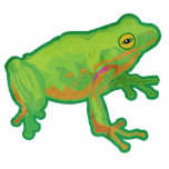 Green Tree Frog Photo Cut Outs