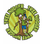 Green Tree Hugger t-shirts
