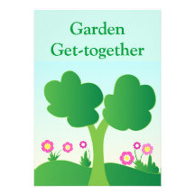 Green tree Invitation