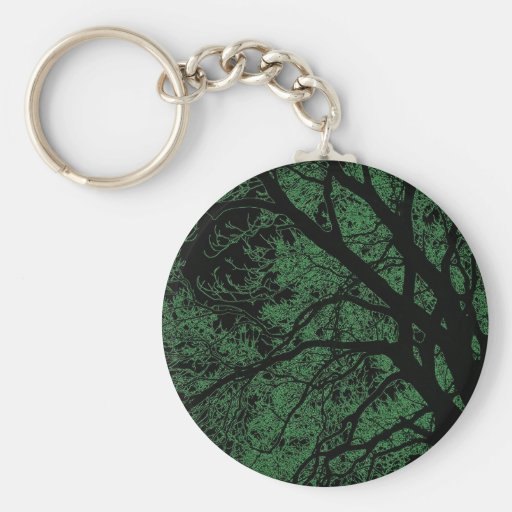 Green Trees Keychains
