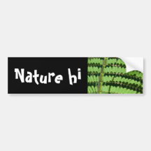 green trend bumper sticker