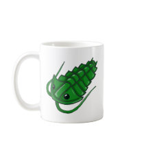 Green Trilobite Mugs