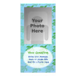 Green Turtles Vertical PhotoCard Template