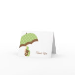Green Umbrella Note Cards