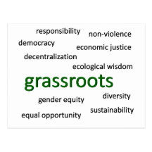 Green values & philosophy 1 postcards