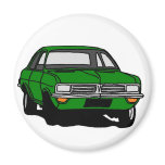 Green Vauxhall Viva HC Magnets