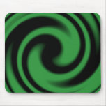 Green vortex pad mouse pad