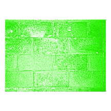 Green Wall. Digital Art. Personalized Announcement