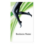 Green Waves Women Fitness Business Card