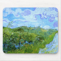 Green Wheat Fields, Vincent van Gogh Mouse Pad