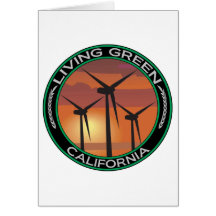Green Wind California Card