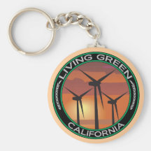 Green Wind California Keychains