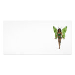 Green Wing Lady Faerie 2 - 3D Fairy - photo cards