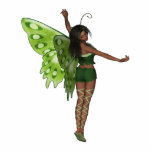 Green Wing Lady Faerie 8 - 3D Fairy - photo sculptures
