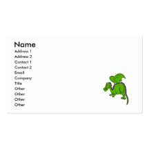 Green Winged Dragon Business Cards