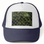Green wire mesh fence hats