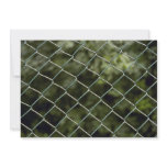 Green wire mesh fence invitations