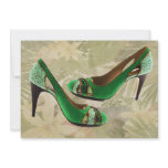 Green with Envy Pumps invitations