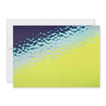 Green with light blue spatter invitations