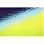 Green with light blue spatter photo sculptures