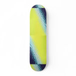 Green with light blue spatter skateboards