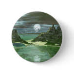Green World Wolf buttons