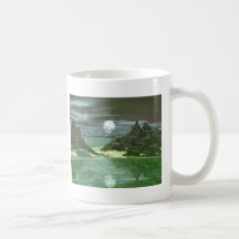 Green World Wolf Coffee Mug