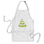 green Xmas tree aprons