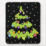 green Xmas tree mousepads