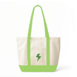 Greenery Bolt Canvas Bags