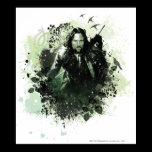 Greenish Aragorn Vector Collage posters