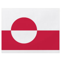 Greenland Flag Coat of Arms Flyer Design