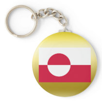 Greenland Flag Coat of Arms Key Chains