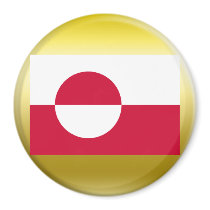Greenland Flag Coat of Arms Fridge Magnets