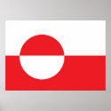 Greenland Flag posters