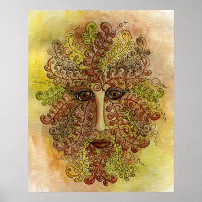 Greenman Autumn Poster